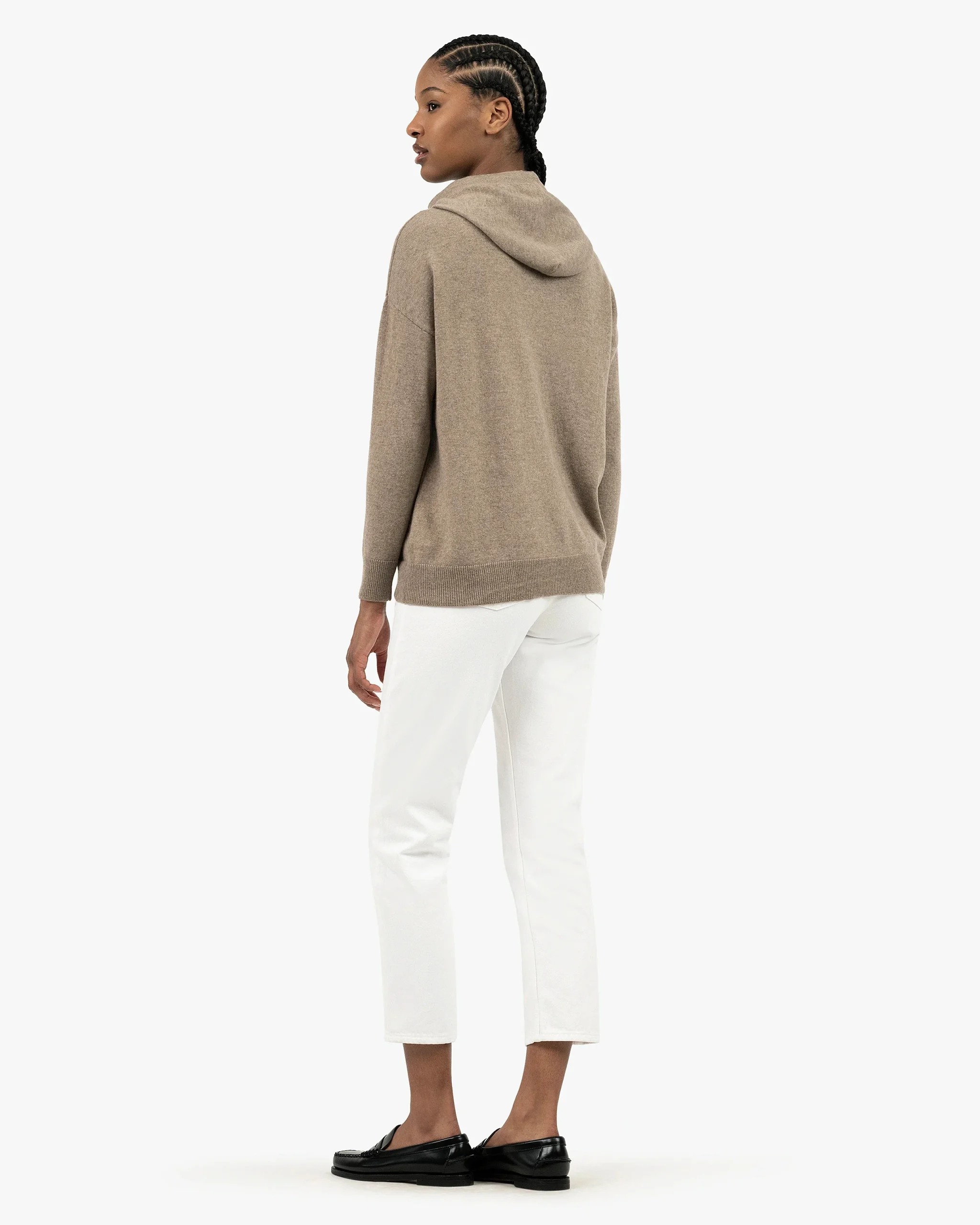 Women's Velia Maxi Hoodie - Taupe – Image 4